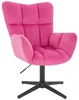 LuxuryForm DESIGN Křeslo Aurora Velur Černá Základna