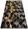 Luxusní koberec GLOSS 400B 86 Glamour 3D - elegantní černozlatý design