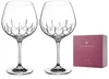 Luxusní sada sklenic na gin a víno Diamante Classic 2x610 ml