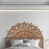Mandala na zeď Bohatost 90x39 cm Třešeň