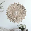 Mandala VNITŘNÍ PLAMEN 3vrstvá 40 cm světlý dub-bílá