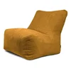 Manšestrový sedací vak v hořčicové barvě Seat 100 Lounge