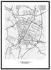 Mapa Mladé Boleslavi 30x40 cm
