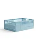 Maxi skládací přepravka Made Crate Crystal Blue
