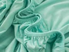 Mentolové jersey prostěradlo s elastanem 160x200 cm