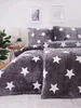 Mikroplyšové povlečení Stars Grey