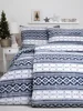 Mikroplyšové povlečení Winter Blue