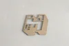 Minecraft Dřevěná dekorace na zeď 20x16 cm Ořech