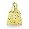 Mini Maxi Shopper Dots yellow – skládací taška Reisenthel