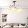 Moderní LED stropní osvětlení s kovovými stínidly