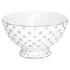 Modrá porcelánová miska na polévku Green Gate Laurie 15 cm