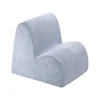 Modré dětské manšestrové křeslo Cloud