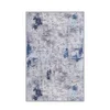 Modro‑béžový syntetický koberec 160 × 230 cm s protiskluzovou spodní stranou