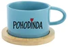 Modrý keramický hrnek POHODINDA 200 ml