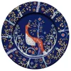 Modrý porcelánový talíř Taika 22 cm