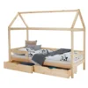 Montessori postel 90×200, masiv borovice, přírodní (NOEMA)