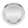 MOON Nástěnné zrcadlo stříbrné 80 cm