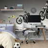 Motorkáři Černobílé Fototapety