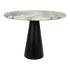 Mramorový kulatý odkládací stolek 50 cm