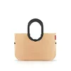 Nákupní taška Loopshopper M Frame Raffia černá