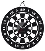Nalepovací hodiny Bullseye černé