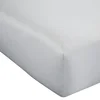 Napínací prostěradlo 135x190 cm šedé Silky Soft