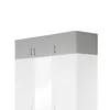 Nástavec ke skříni BUANG 3D – bílý, 135×39×53 cm