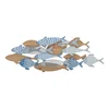 Nástěnná kovová dekorace Fish 91x33,5 cm Mauro Ferretti