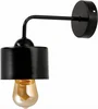Nástěnná lampa Berge s černým stínidlem E27