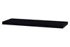 Nástěnná polička 80 cm P-005 BK, černá - vysoký lesk