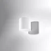 Nástěnné bílé svítidlo Gino 10 cm