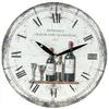 Nástěnné hodiny Vineyard Champagne 28 cm