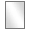 Nástěnné zrcadlo šedé 52x72 cm