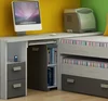NELLORE 2 – Rohový PC stůl craft bílý/grafit, 5 let záruka