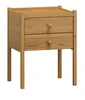 Noční stolek NEBTHET z masivní borovice, moření olše