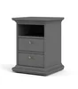 Noční stolek Paris 302 šedý mat
