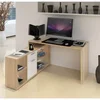 NOE NEW PC stůl – dub sonoma / bílá