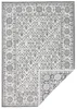 NORTHRUGS Kusový koberec Twin-Wendeteppiche 103116 šedo-krém 80×350 cm