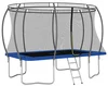 Obdélníková trampolína 150 kg s příslušenstvím, šedá