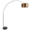 Oblouková LED lampa s měděným stínítkem 50 cm XXL