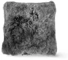 Oboustranný polštář z ovčí kůže 50x50 cm šedý