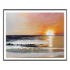 Obraz 40x50 cm Západ slunce na pláži