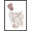 Obraz 50x70 cm Woman Pink