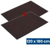 Odolná vstupní rohož s PVC, 120x180 cm, hnědá – 2+1 zdarma