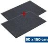 Odolná vstupní rohož s PVC hranami 90x150 cm – Šedá