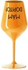 Oranžová nerozbitná sklenice na víno 470 ml