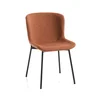 Oranžové jídelní židle Snug – sada 2 kusů