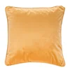 Oranžovobéžový velvet polštář Tiseco Home Studio 45x45 cm