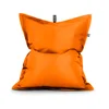 Oranžový sedací vak Pad L – So Soft z imitace kůže