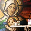 Panna Maria s Ježíškem - Svatá Rodina na Tapetě